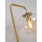 It's about RoMi Vloerlamp ijzer / glas Warsaw goud