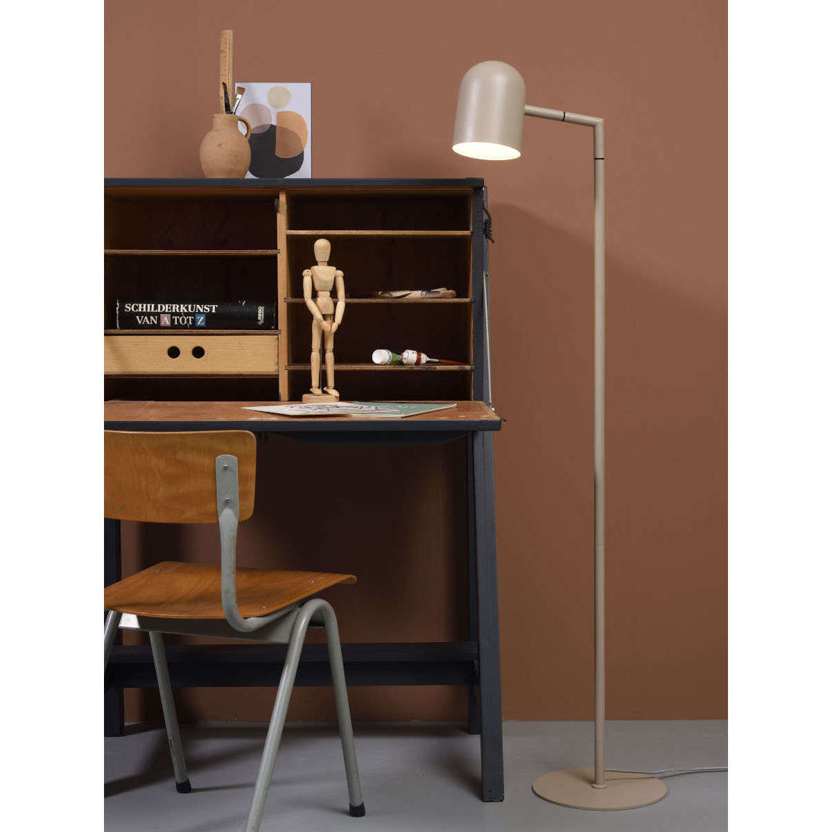 It's about RoMi Vloerlamp ijzer Marseille zand