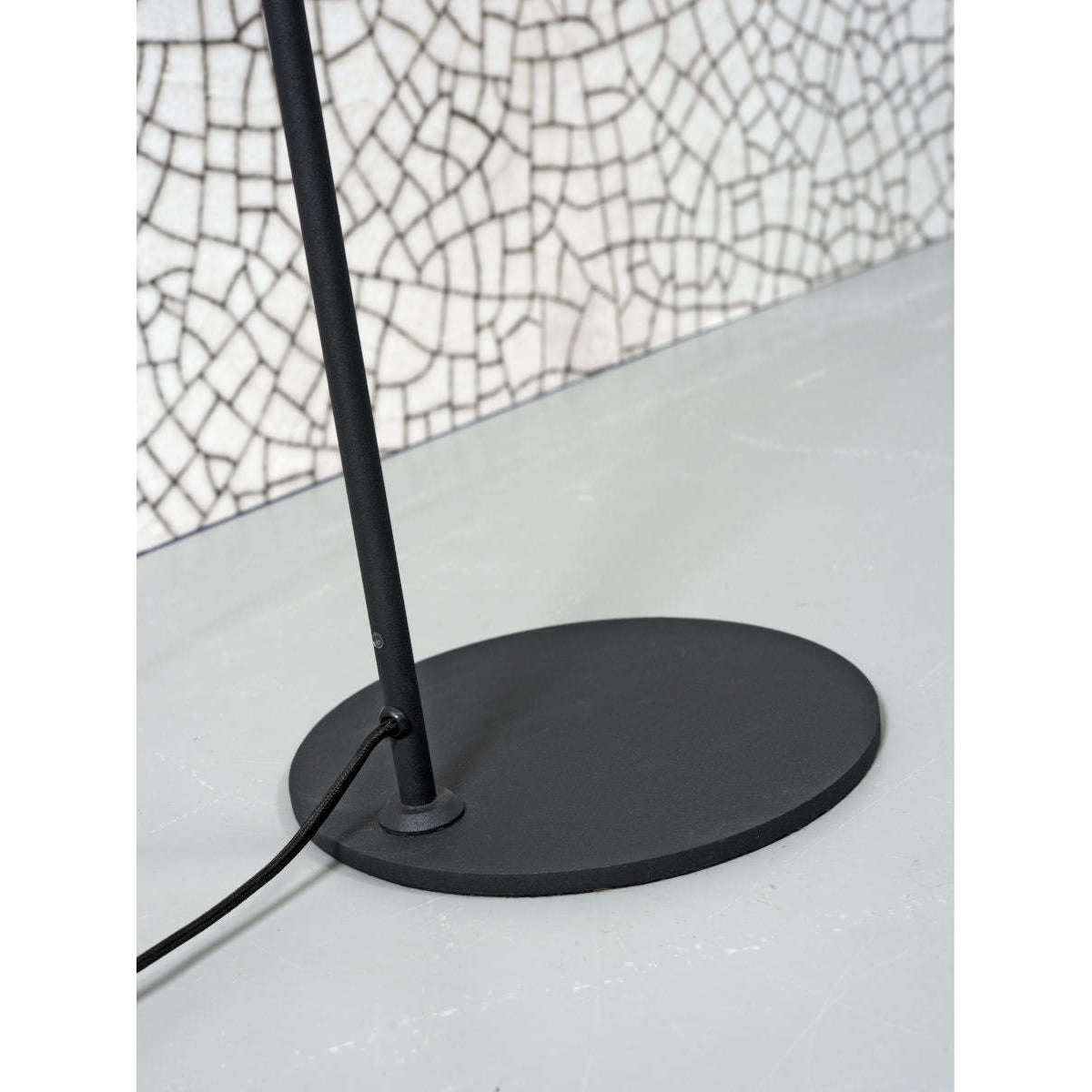 It's about RoMi Vloerlamp ijzer Montreux LED zwart