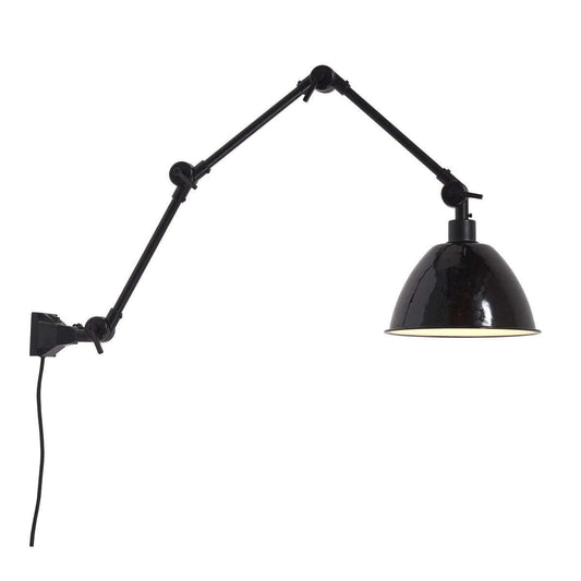 It's about RoMi Wand- / hanglamp Amsterdam emaille kap zwart L