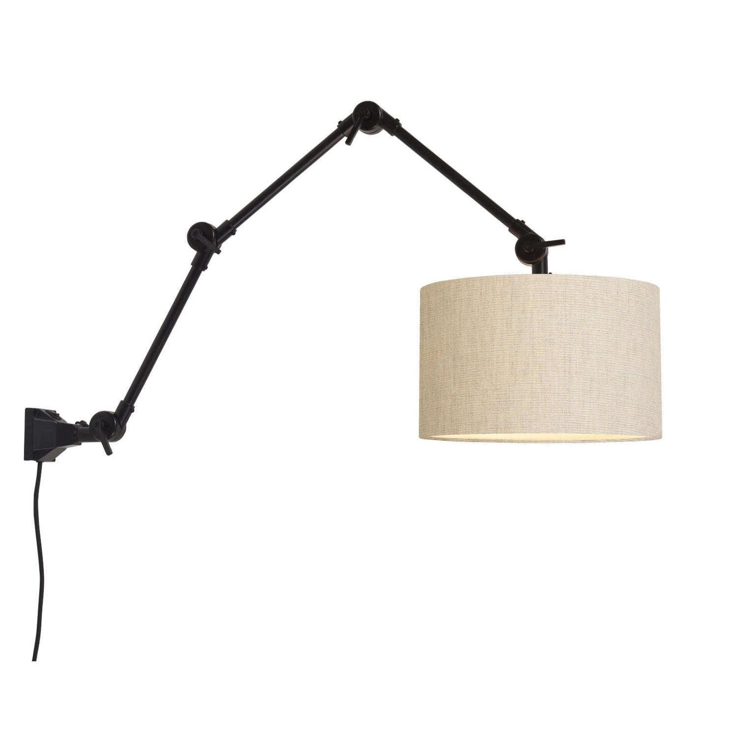 It's about RoMi Wand- / hanglamp Amsterdam kap 3220 licht linnen L