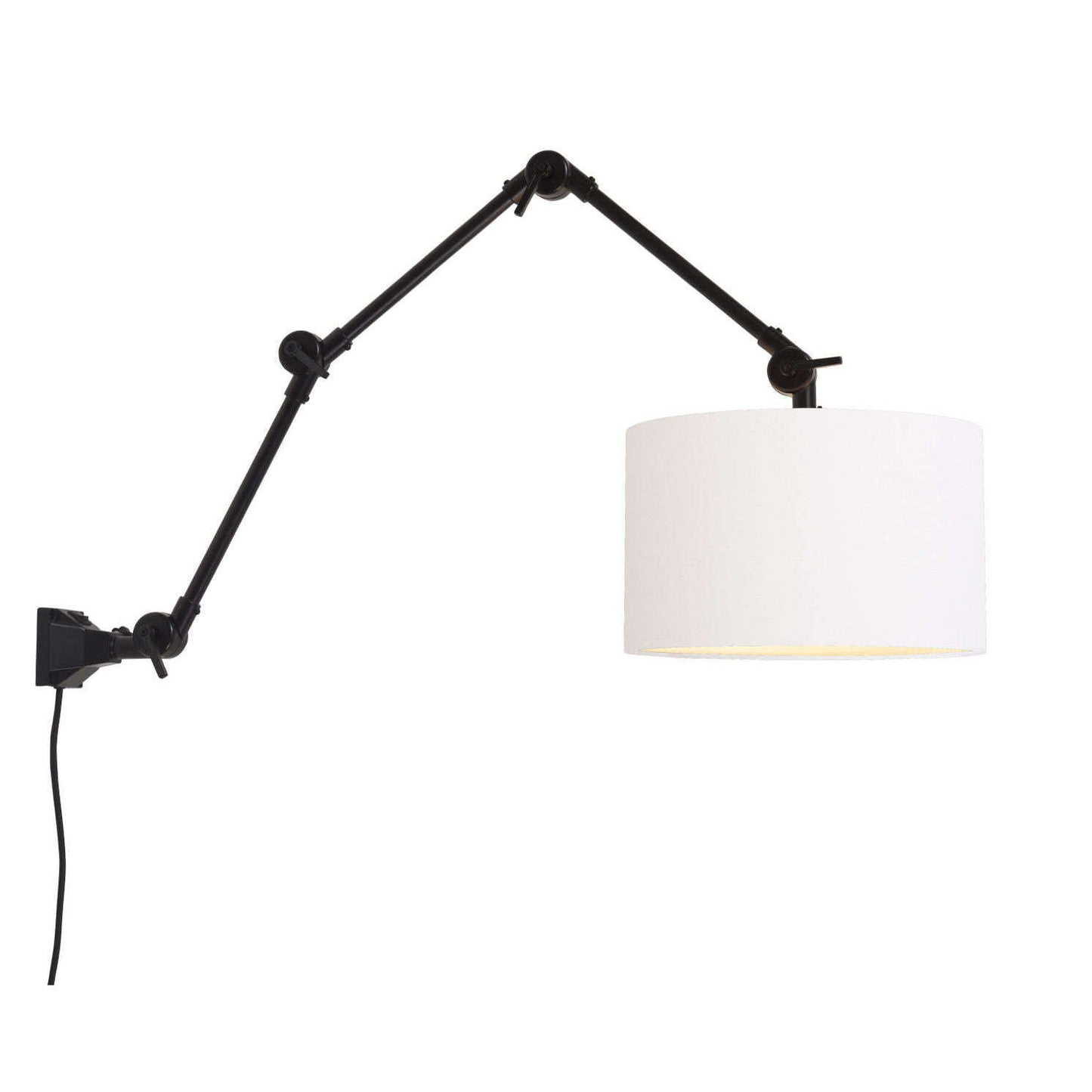 It's about RoMi Wand- / hanglamp Amsterdam kap 3220 wit L