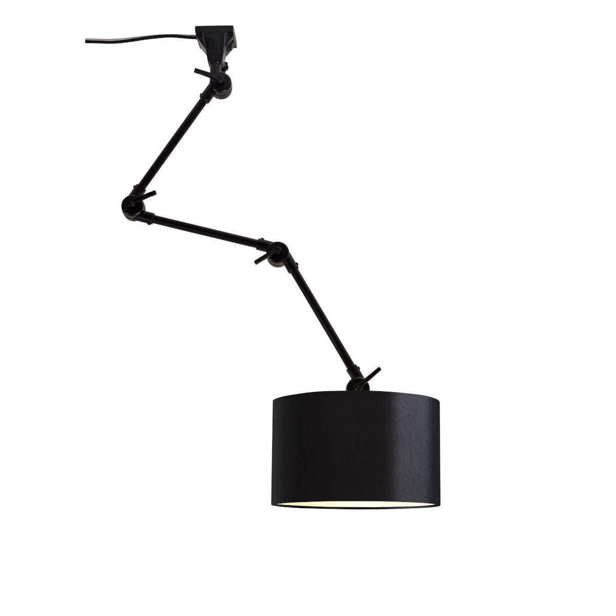 It's about RoMi Wand- / hanglamp Amsterdam kap 3220 zwart L