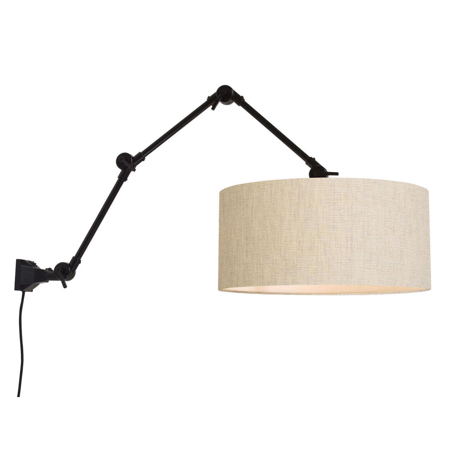 It's about RoMi Wand- / hanglamp Amsterdam kap 4723 licht linnen L