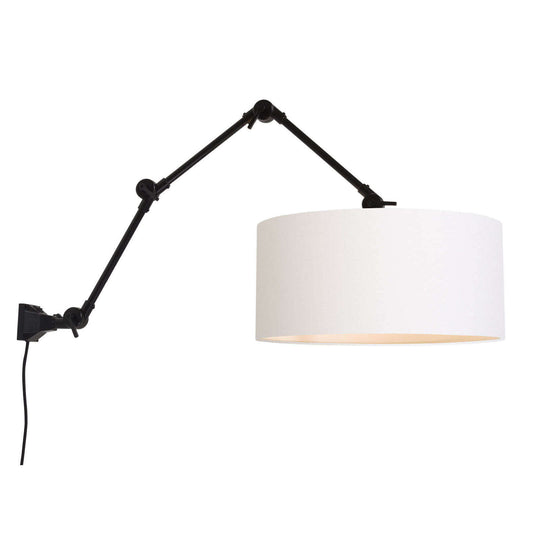 It's about RoMi Wand- / hanglamp Amsterdam kap 4723 wit L