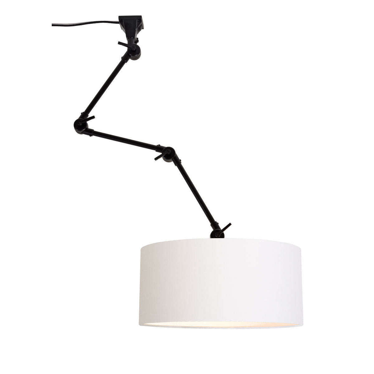 It's about RoMi Wand- / hanglamp Amsterdam kap 4723 wit L