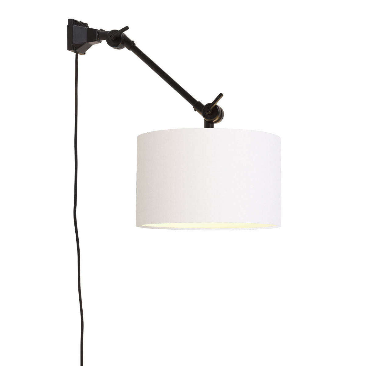 It's about RoMi Wandlamp Amsterdam kap 3220 wit S