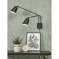 It's about RoMi Wandlamp Bremen 2-kap zwart