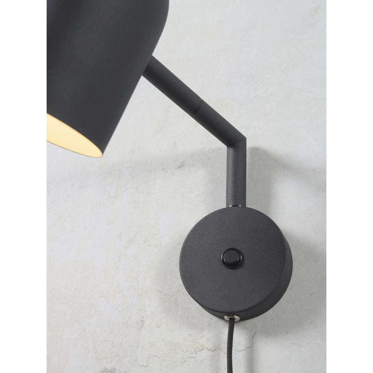 It's about RoMi Wandlamp ijzer Marseille zwart