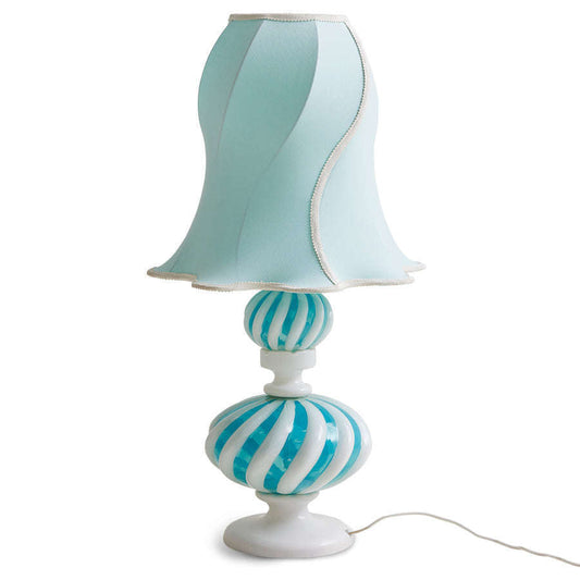 MON for HKliving tafellamp celeste blauw/wit