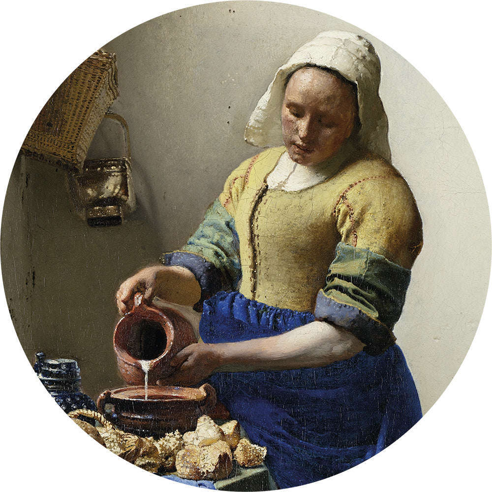 Staerkk Muurcirkel Het Melkmeisje Johannes Vermeer