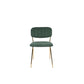 Staerkk stoel jolien goud/donker groen 53 x 48 x 77 cm