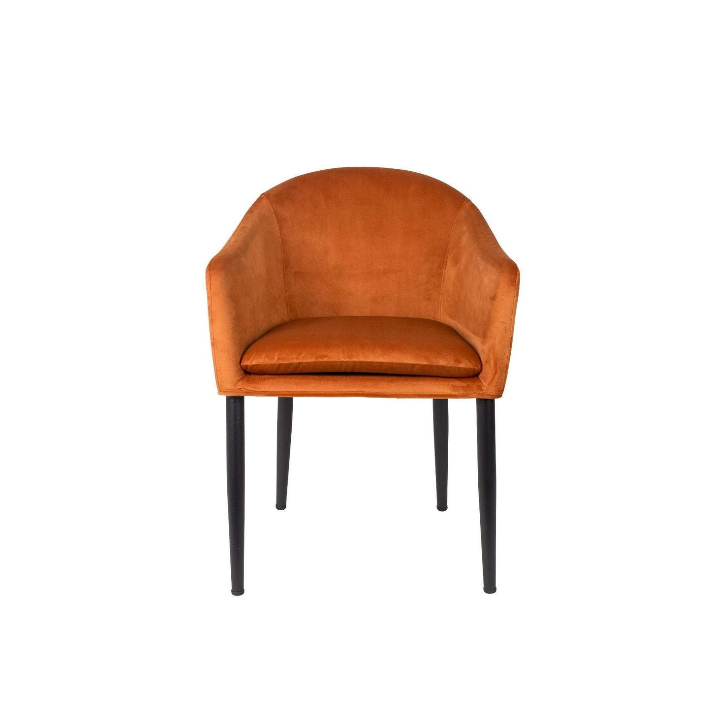 Staerkk stoel met armleuningen catelyn oranje 55,5 x 57 x 77 cm