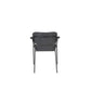 Staerkk stoel met armleuningen jolien zwart/donker grijs 56 x 60,5 x 78 cm