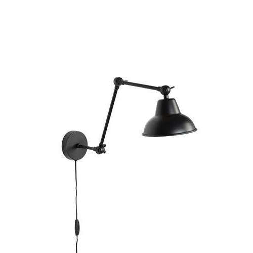 Staerkk wandlamp xavi zwart 17 x  17 x  70 cm