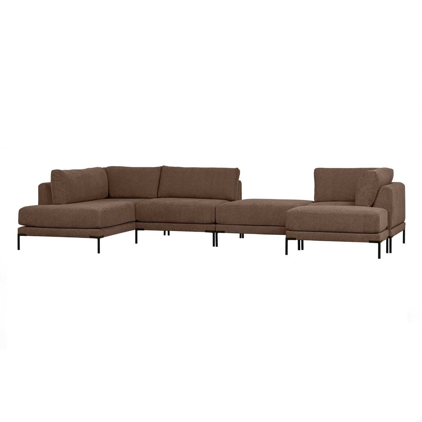 vtwonen Couple lounge element chocolate brown