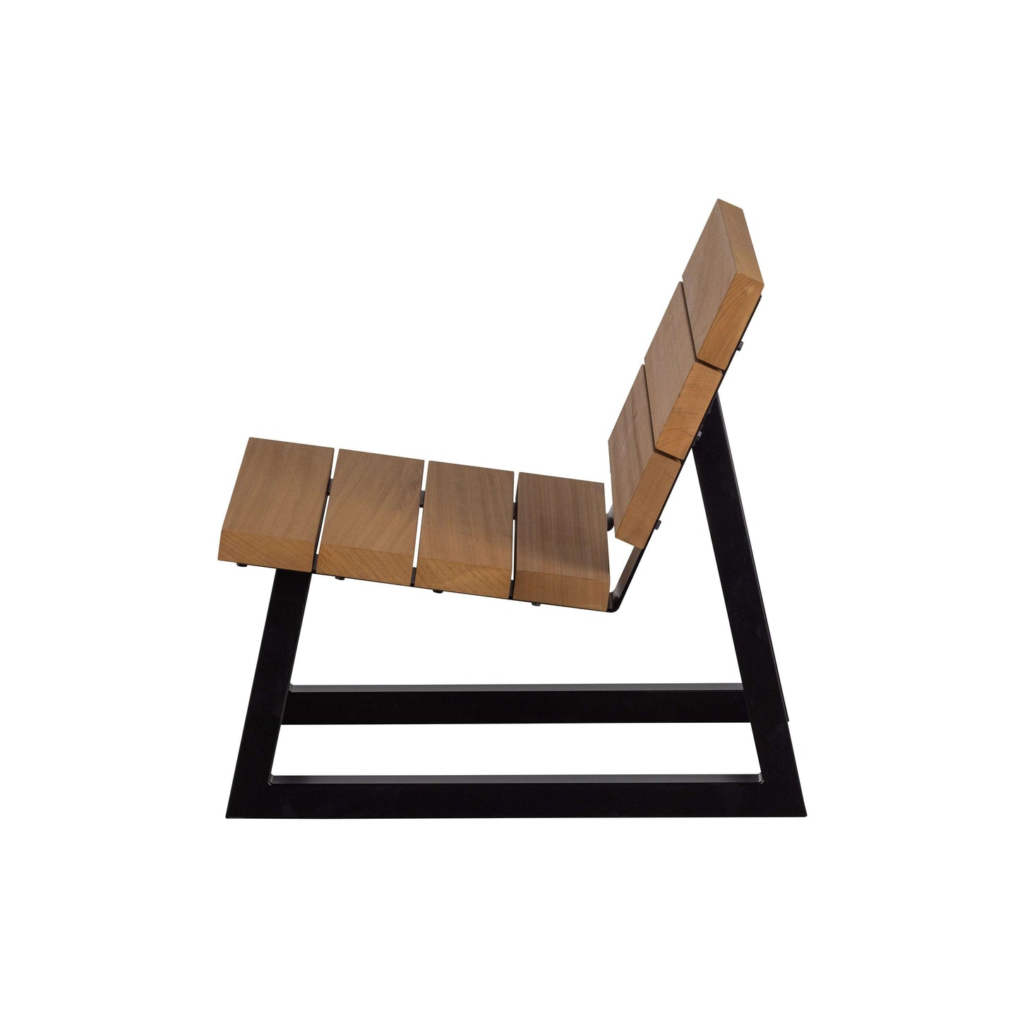 WOOOD Banco outdoor fauteuil naturel/zwart