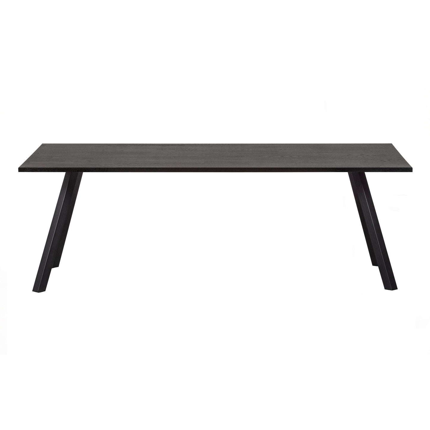 WOOOD Combi-tablo: eiken 160x90 met 2-stand poot blacknight