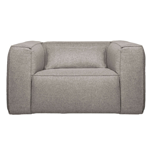 WOOOD Exclusive Bean fauteuil inclusief kussen grijs