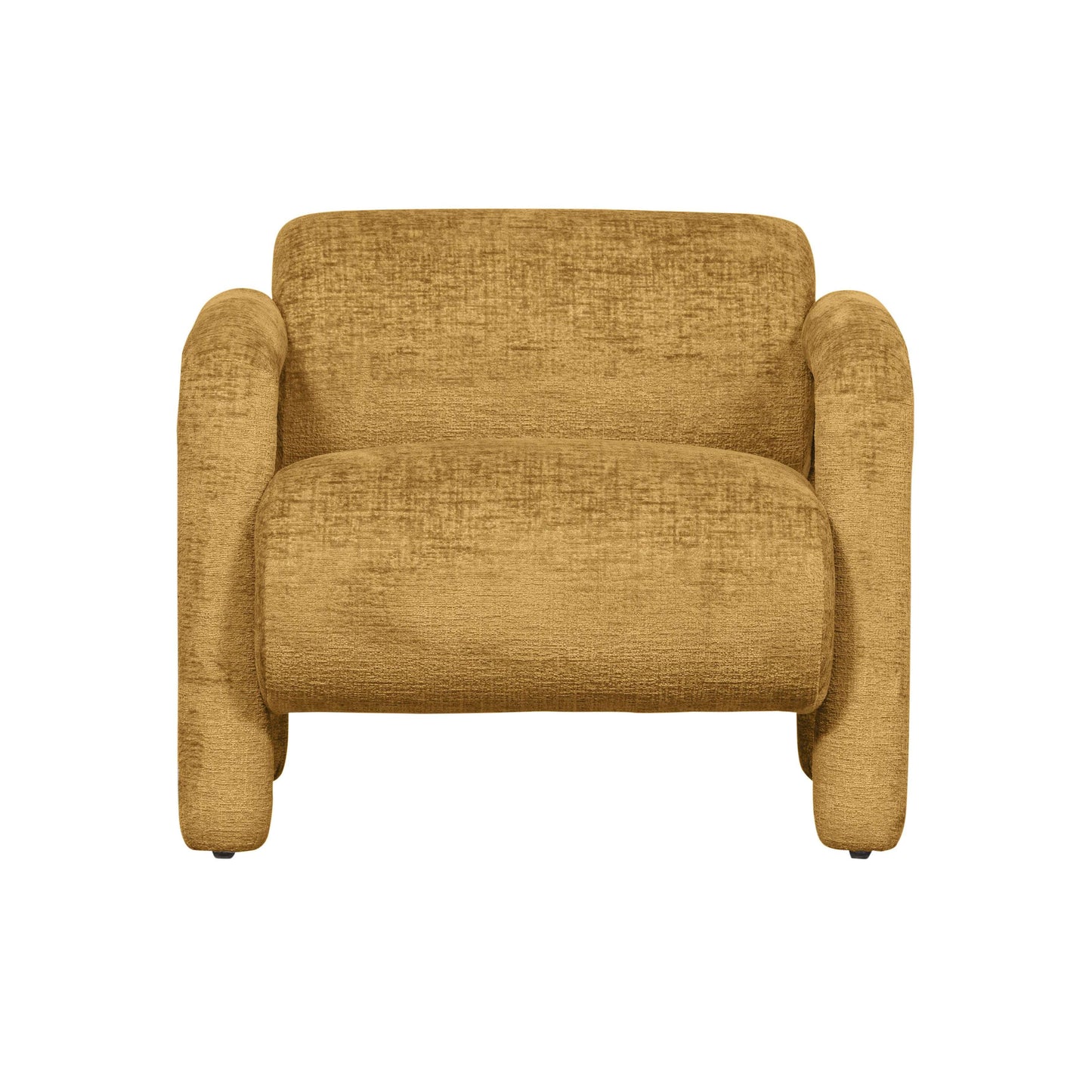 WOOOD Exclusive Lenny fauteuil grove textuur gold/yellow