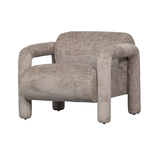 WOOOD Exclusive Lenny fauteuil grove textuur sand