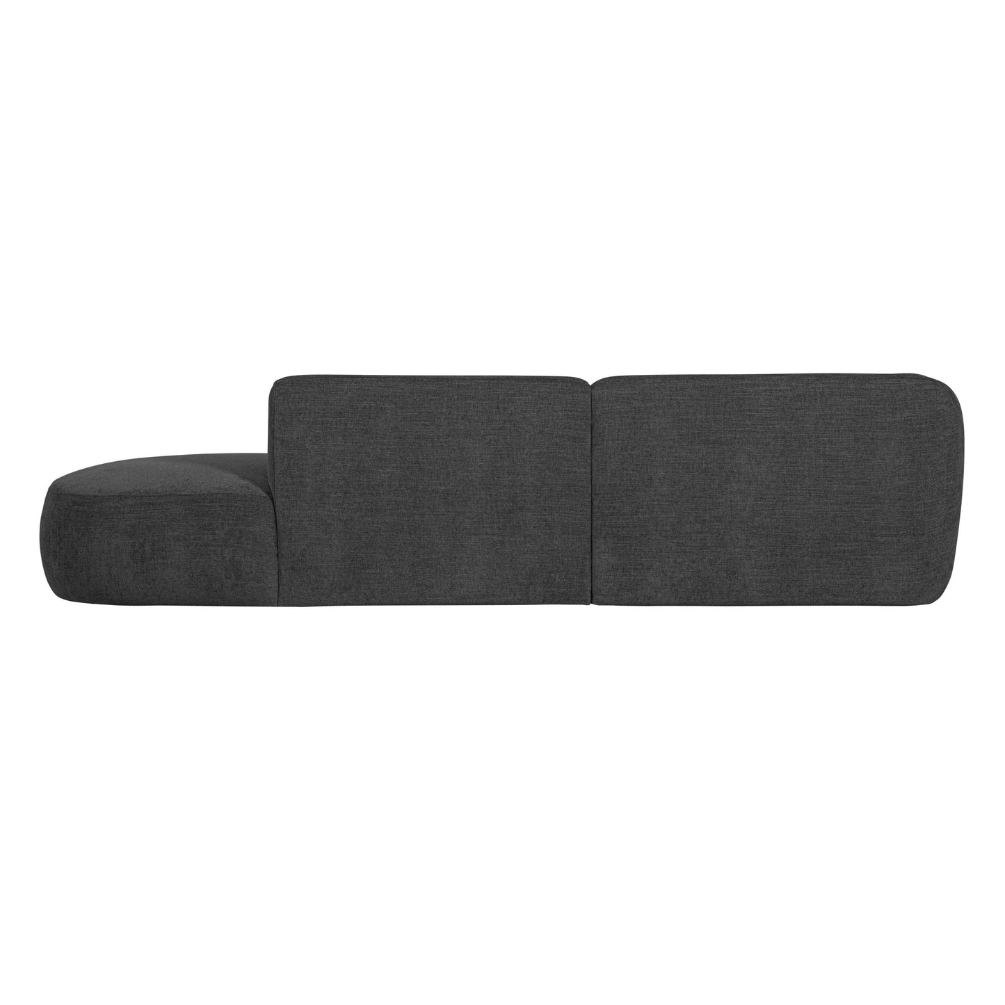 WOOOD Exclusive Polly bank chaise longue links grijs