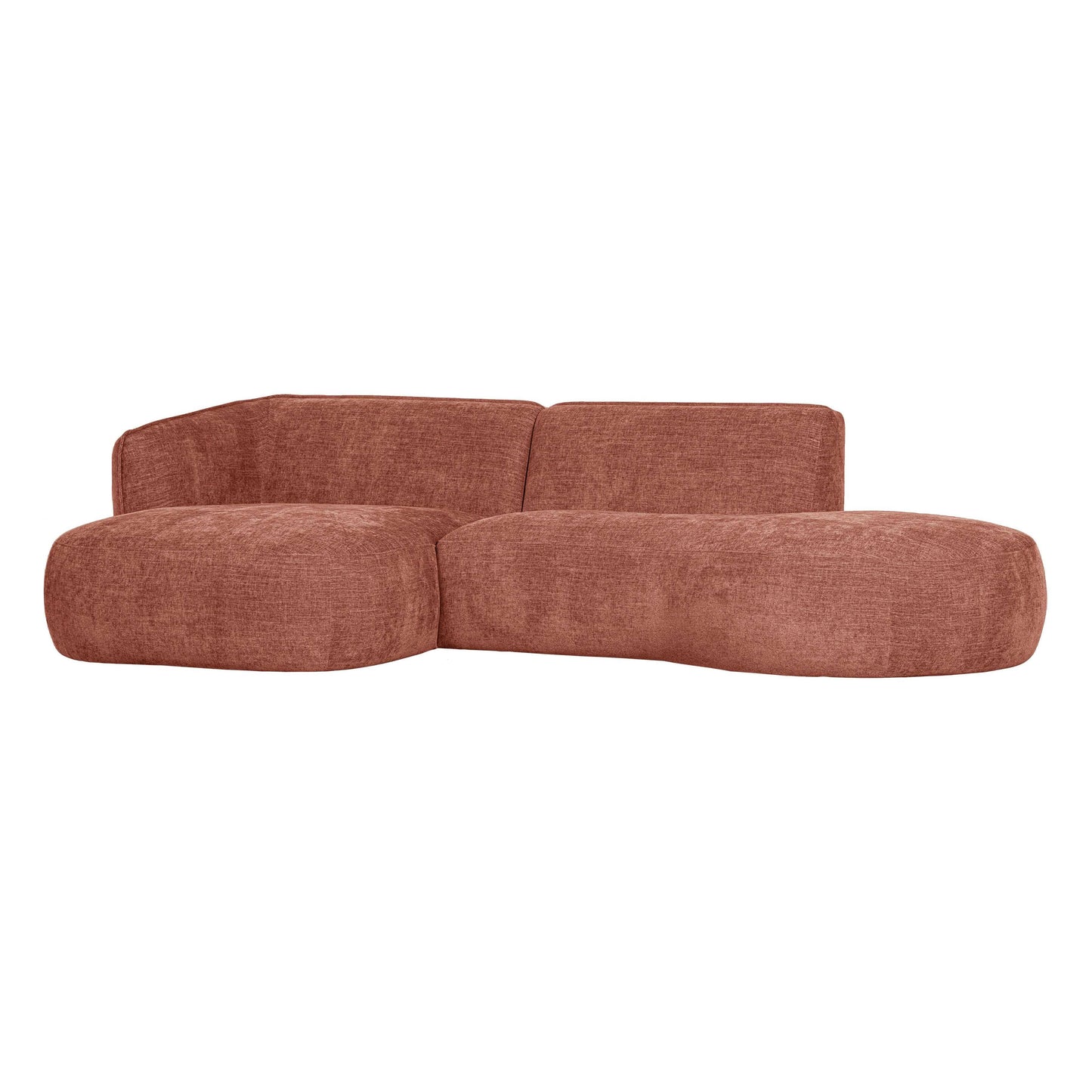 WOOOD Exclusive Polly bank chaise longue links roze