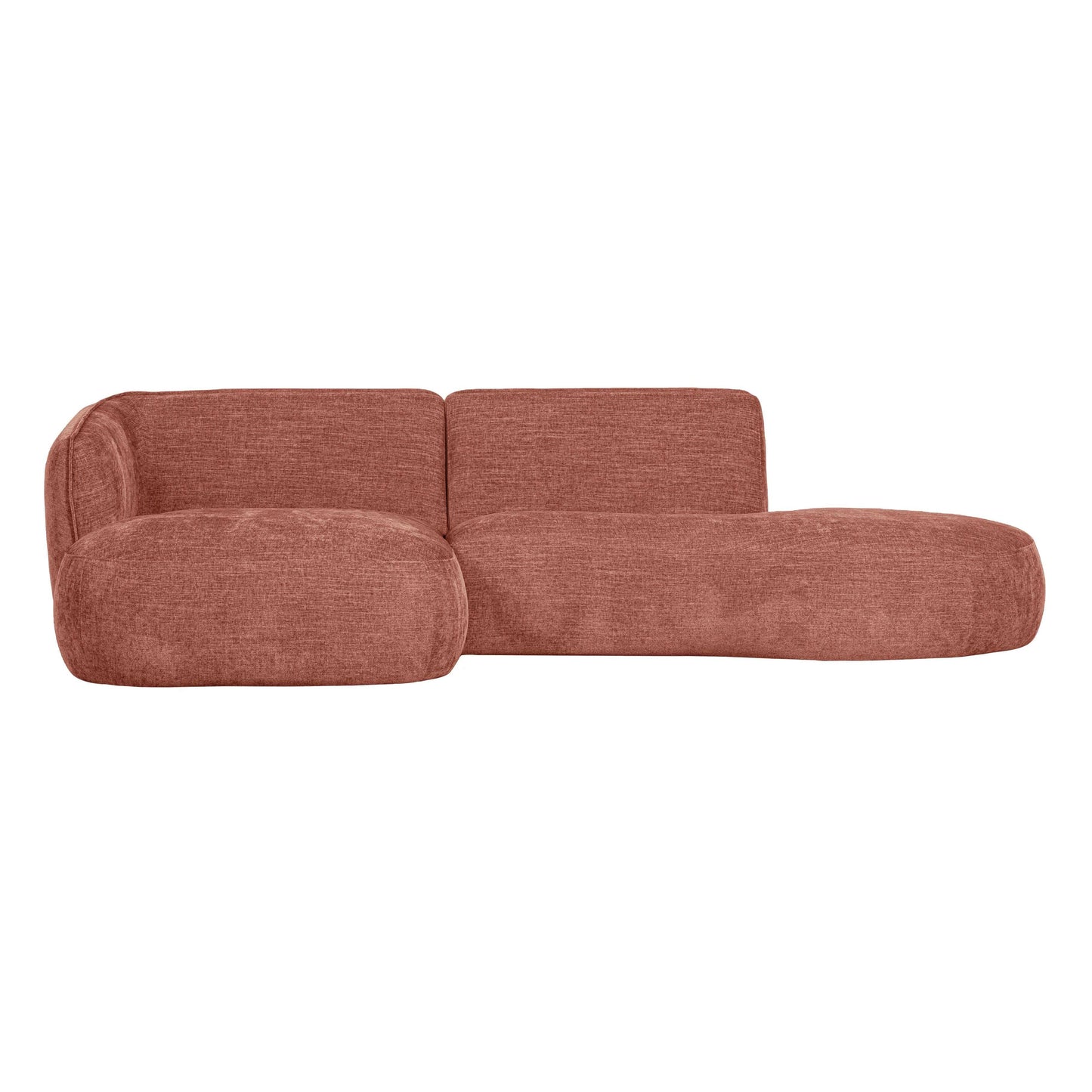 WOOOD Exclusive Polly bank chaise longue links roze