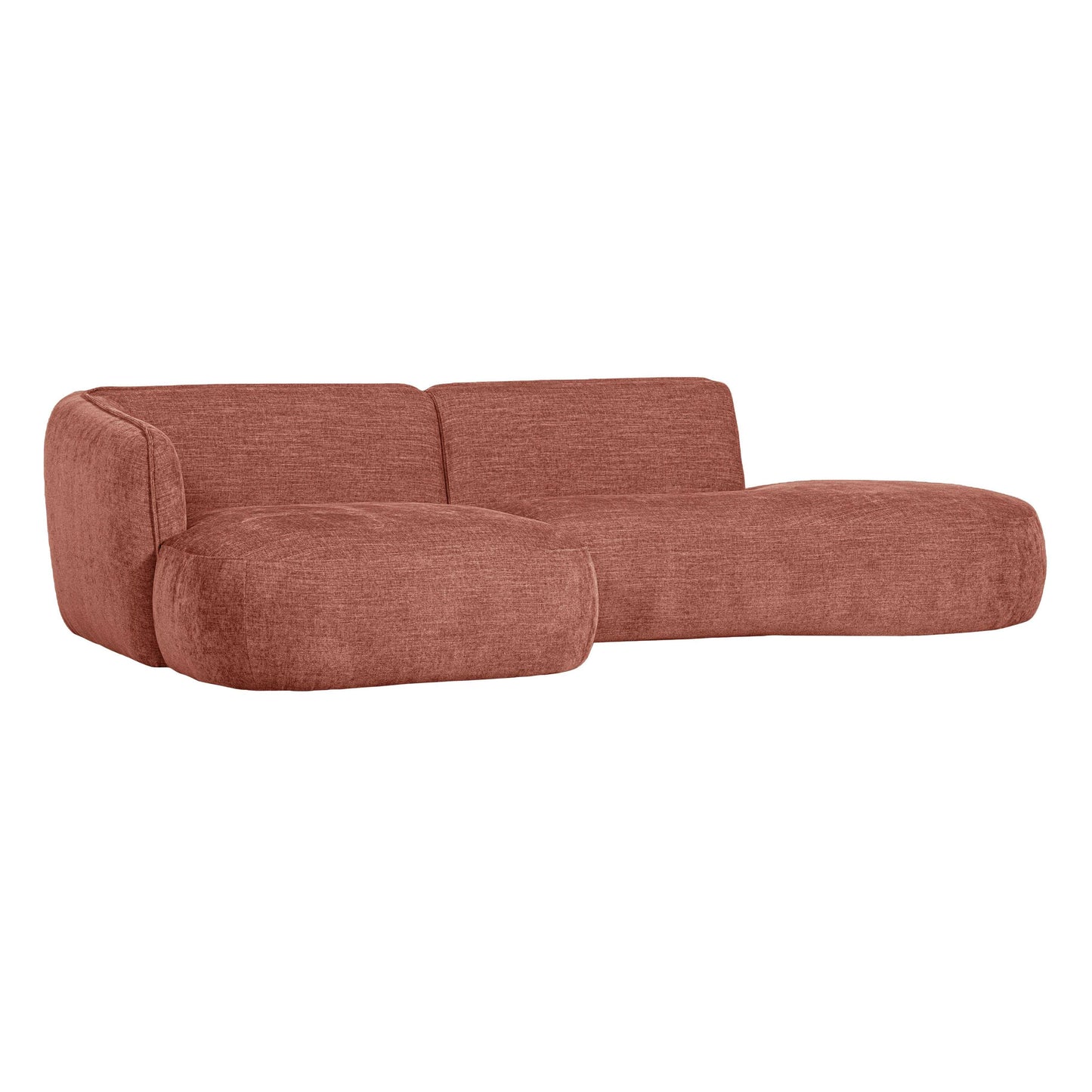 WOOOD Exclusive Polly bank chaise longue links roze