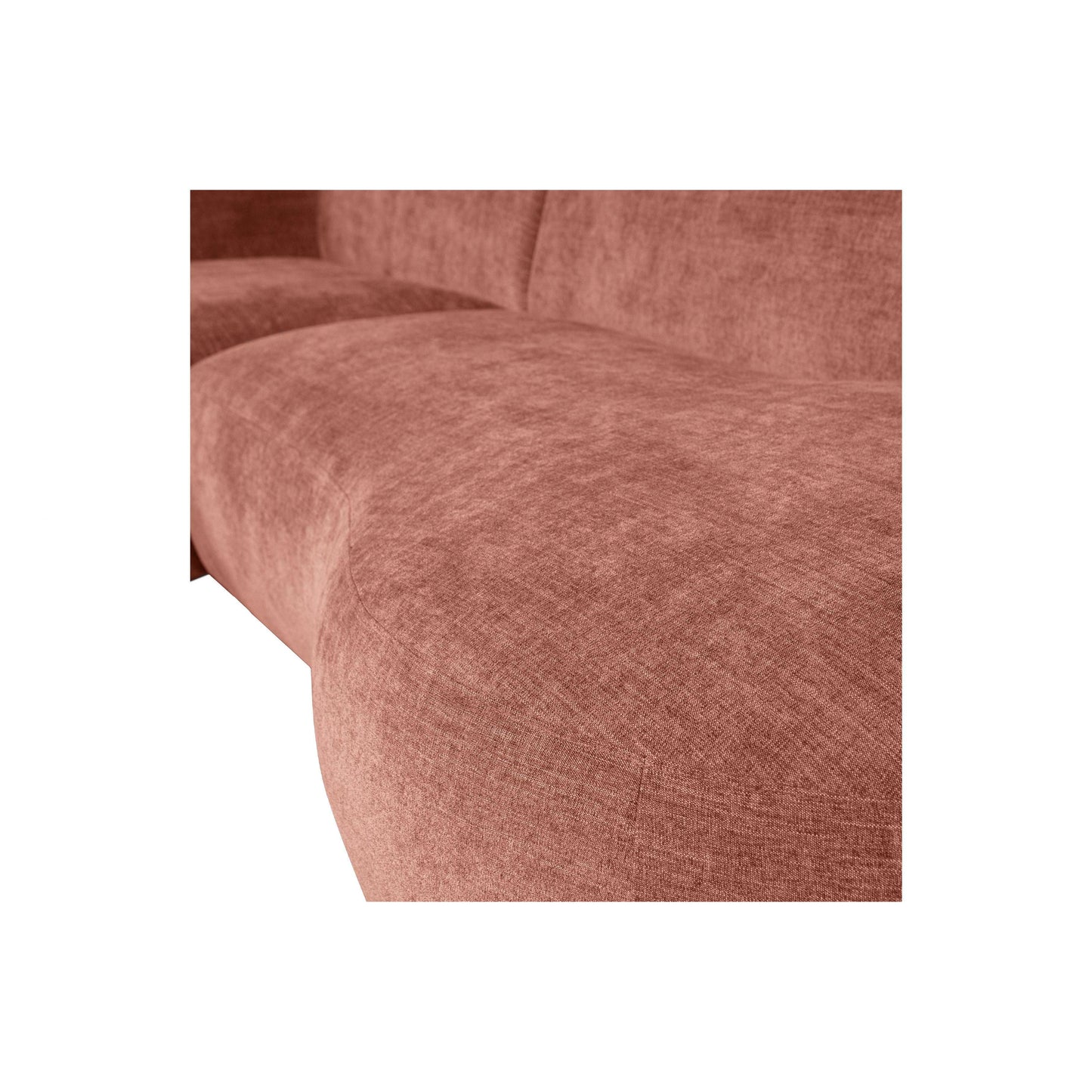 WOOOD Exclusive Polly bank chaise longue links roze