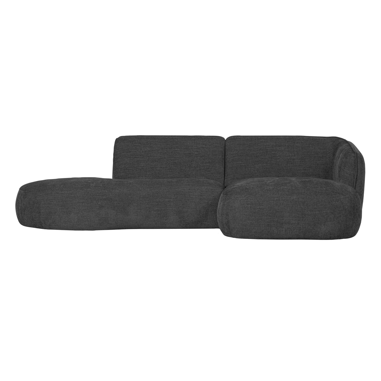 WOOOD Exclusive Polly bank chaise longue rechts grijs