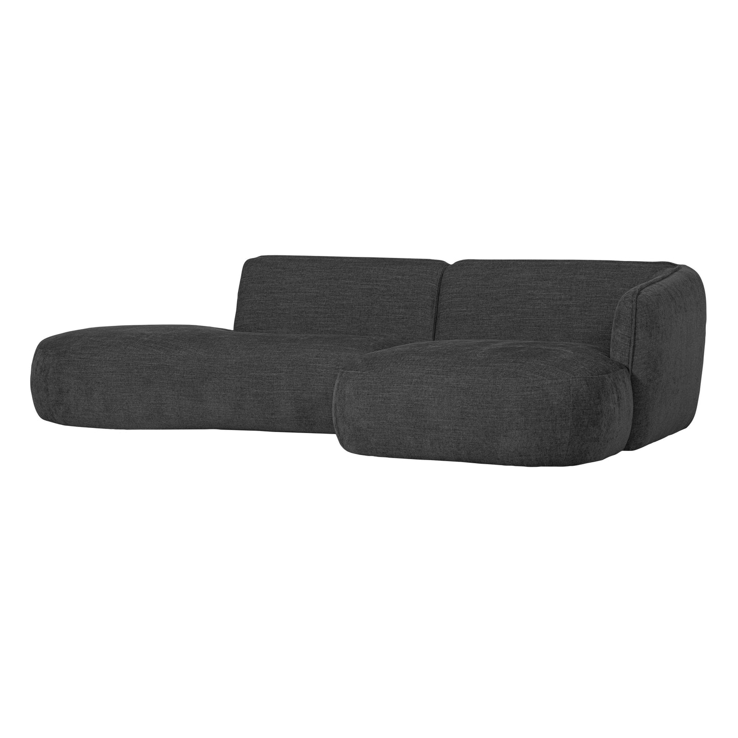 WOOOD Exclusive Polly bank chaise longue rechts grijs