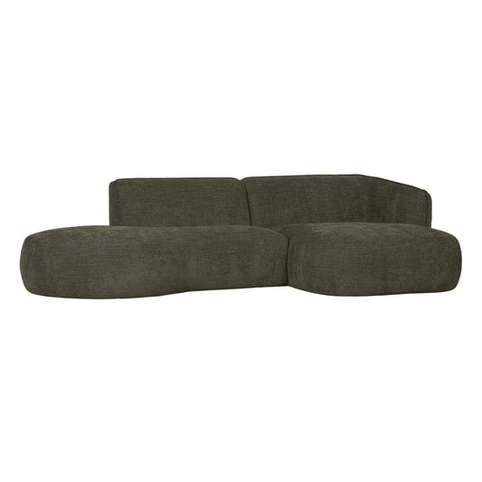 WOOOD Exclusive Polly bank chaise longue rechts groen