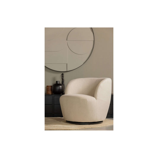 WOOOD Exclusive Serra draaifauteuil off white