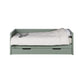 WOOOD Nikki bedbank (exclusief lade)  groen