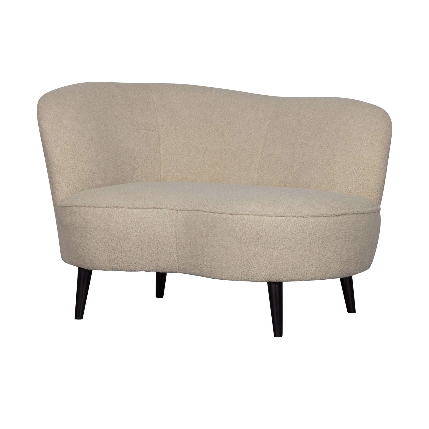 WOOOD Sara lounge fauteuil links off white