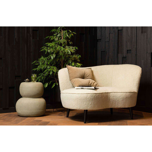 WOOOD Sara lounge fauteuil rechts off white