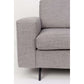 Zuiver bank jean 2,5-zits grijs 90 x 204 x 80 cm