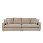 Zuiver bank sense 3-zits nature soft 113 x  266 x  85 cm