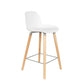 Zuiver barstoel albert kuip wit 47,5 x 45 x 89 cm