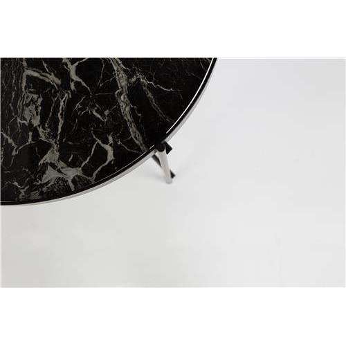 Zuiver bijzettafel cupid marmer zwart Ø43 x 45 cm