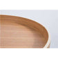 Zuiver bijzettafel eiken tray Ø46,5 x 55,5 cm