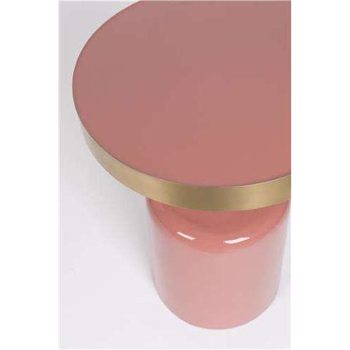 Zuiver bijzettafel glam roze Ø36 x 51 cm