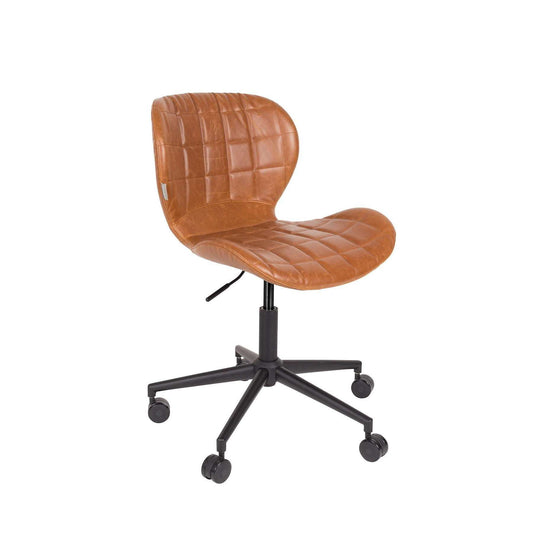 Zuiver bureaustoel omg ll bruin 65 x 65 x  76 / 88,00 cm