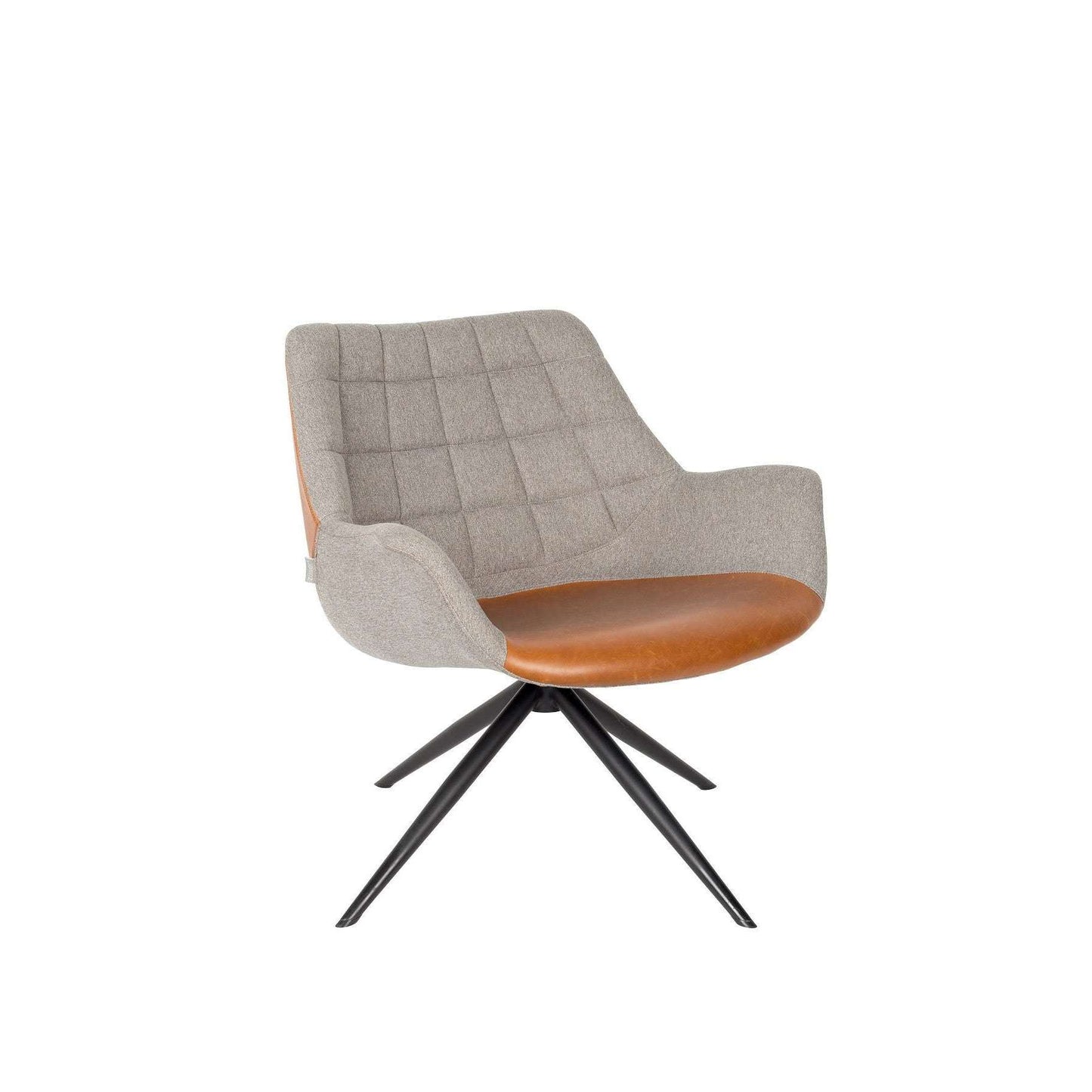Zuiver fauteuil doulton vintage bruin 80,5 x 84,5 x 78,5 cm