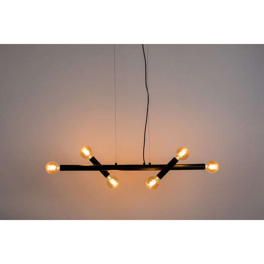 Zuiver hanglamp hawk zwart wide 123,5 x  17 x  155 cm