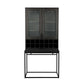 Zuiver kast travis zwart eiken 46,5 x 88,5 x 180,5 cm