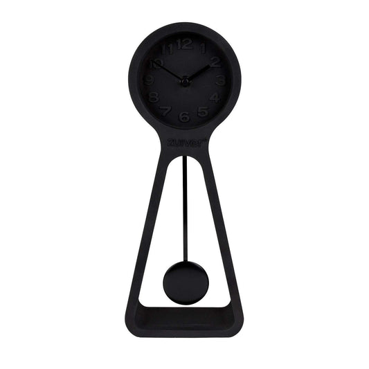Zuiver klok pendulum timell zwart 14,5 x 6 x 38 cm