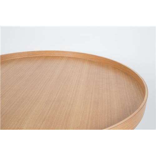 Zuiver salontafel eiken tray Ø78 x 45 cm