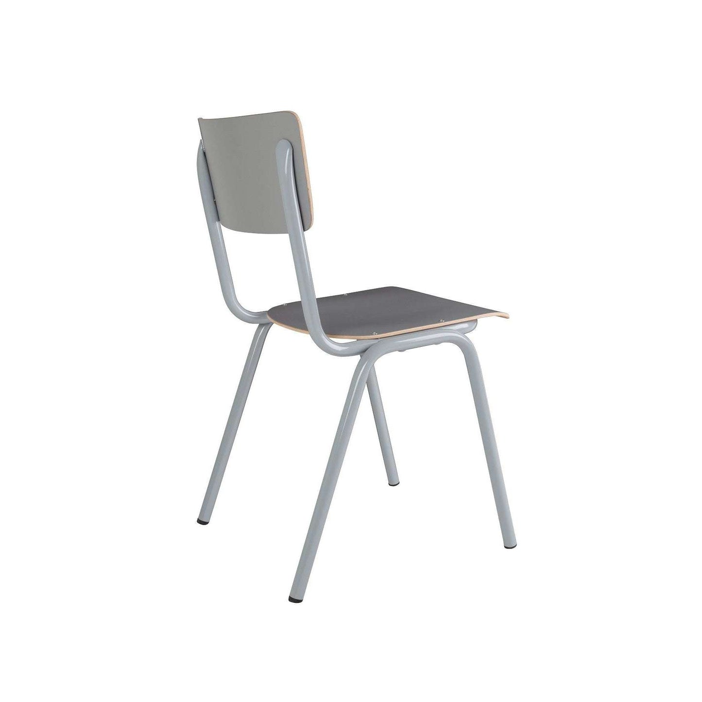 Zuiver stoel back to school grijs 43 x 47 x 83 cm